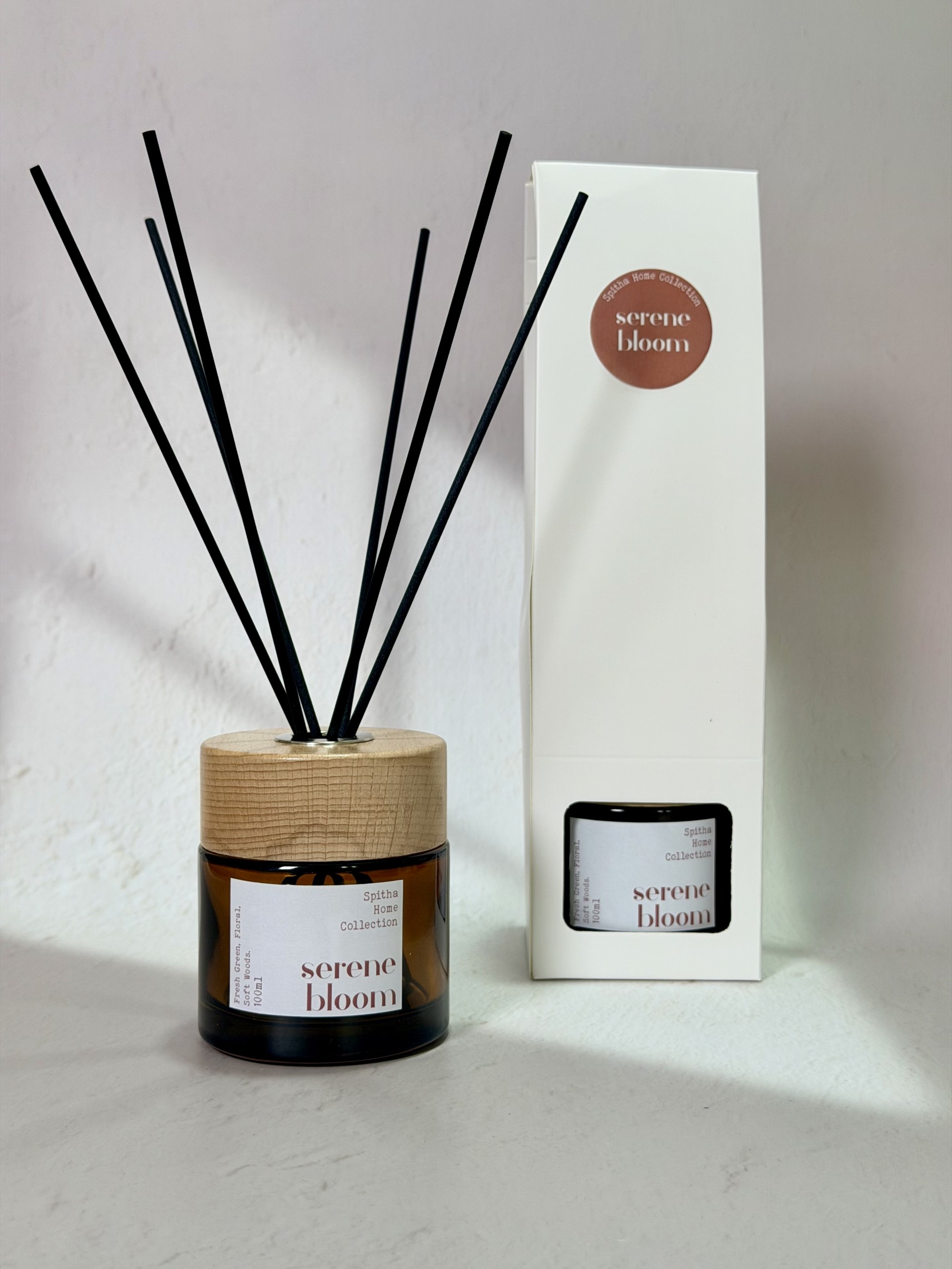 serene bloom reed diffuser - αρωματικό χώρου με fiber sticks
